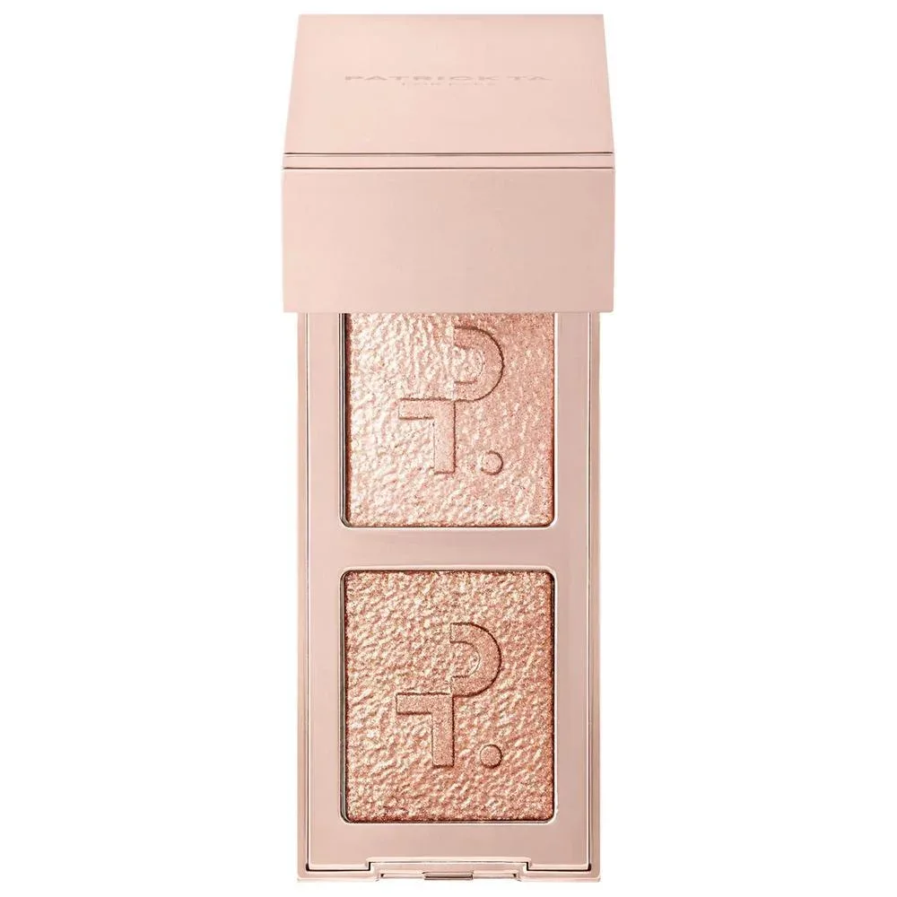 Major Dimension Eye Illusion Dúo de Sombras - Slow Burn burgundy sparkles - When the Sun Sets peach sparkles