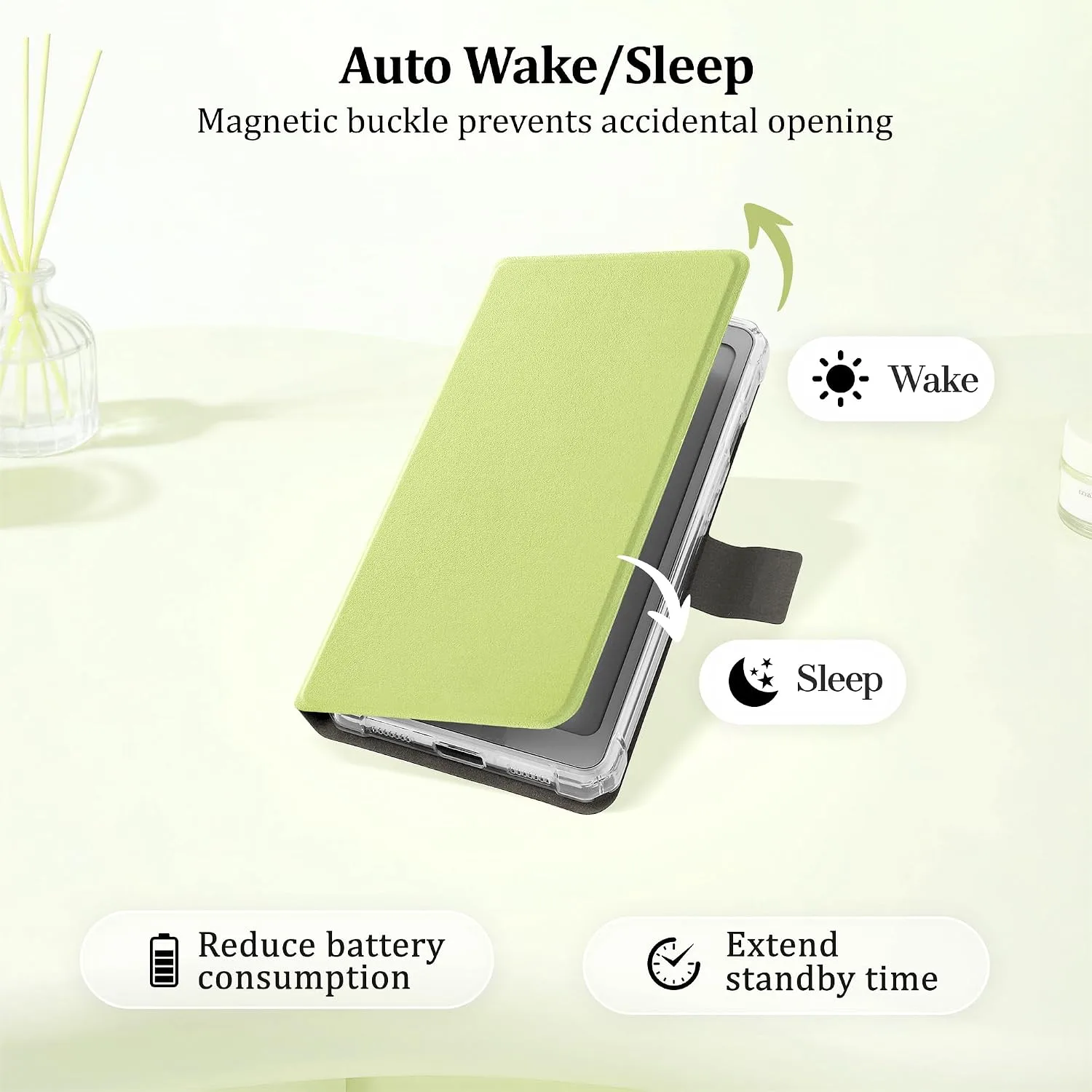 2in1 Case for Onyx BOOX Palma 2 Magnetic Detachable Folio Cover