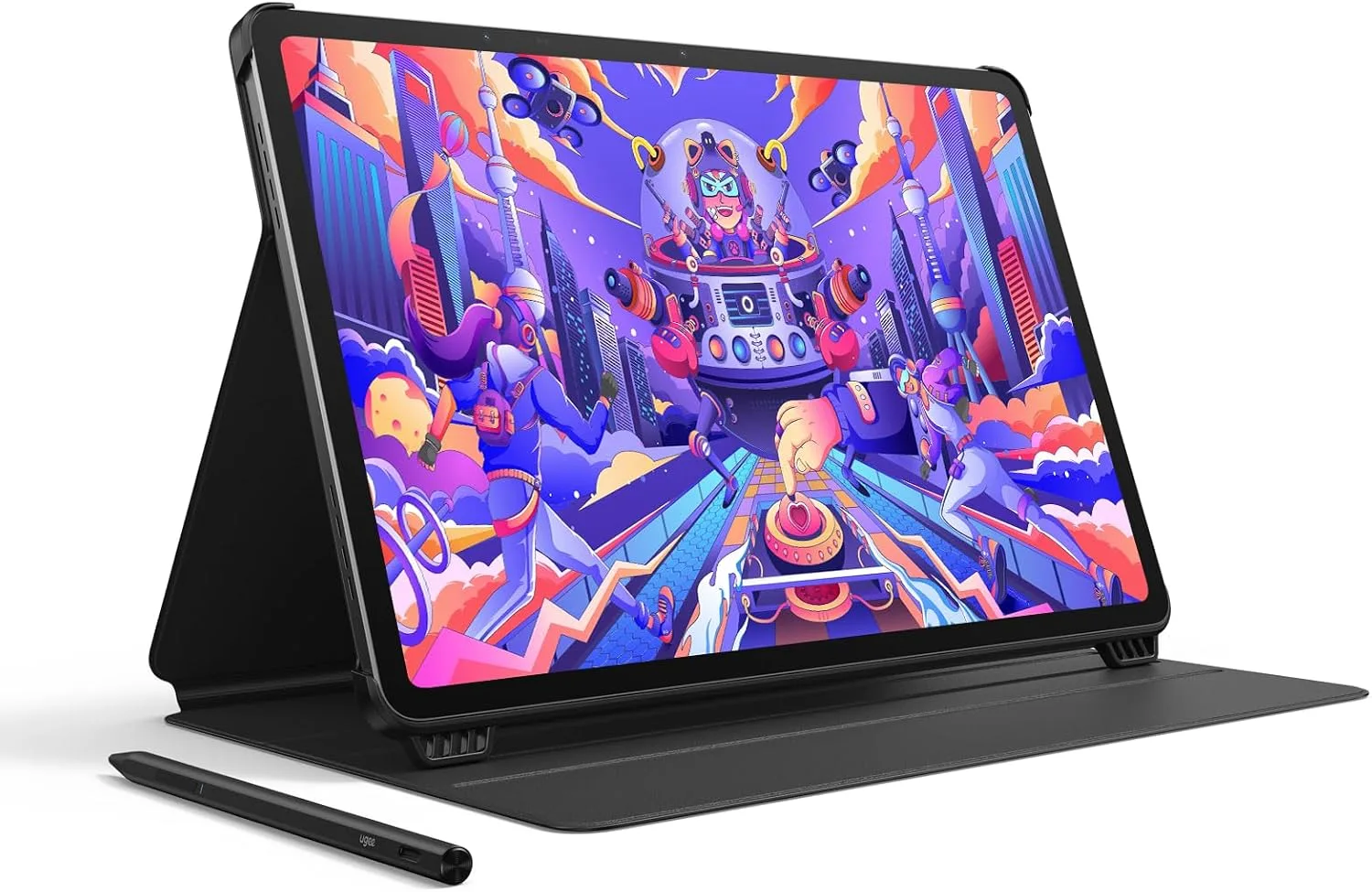UGEE Drawing Tablet, 14.25" Large Screen 2.4K Standalone Drawing Pad with U-Pencil, 8GB+256GB 10000mAh Battery, Paper-Like NanoMatte Display, No PC Required Ideal for Digital Painting, Reading,Gaming