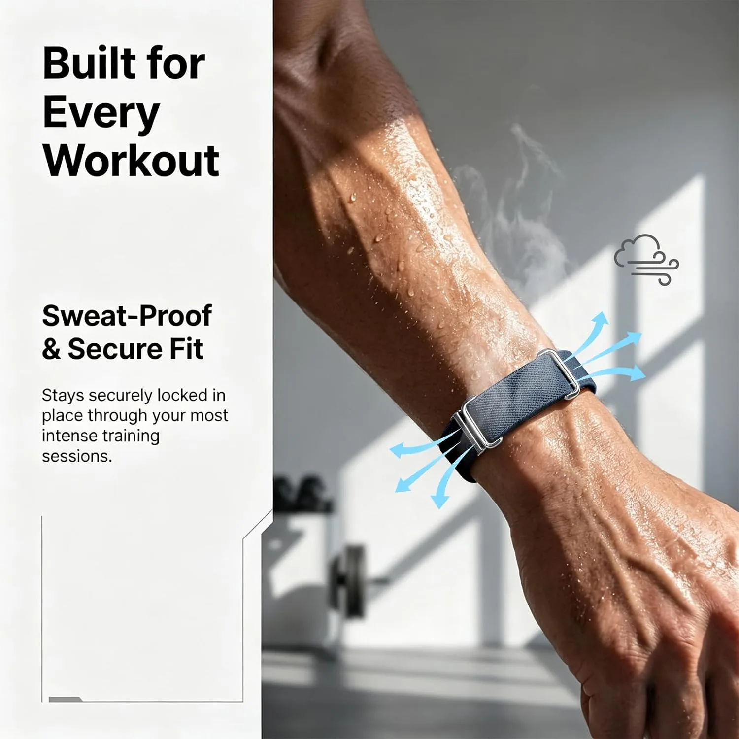 Magnetic Sport Nylon Band Compatible with Google Fitbit Air Active Band
