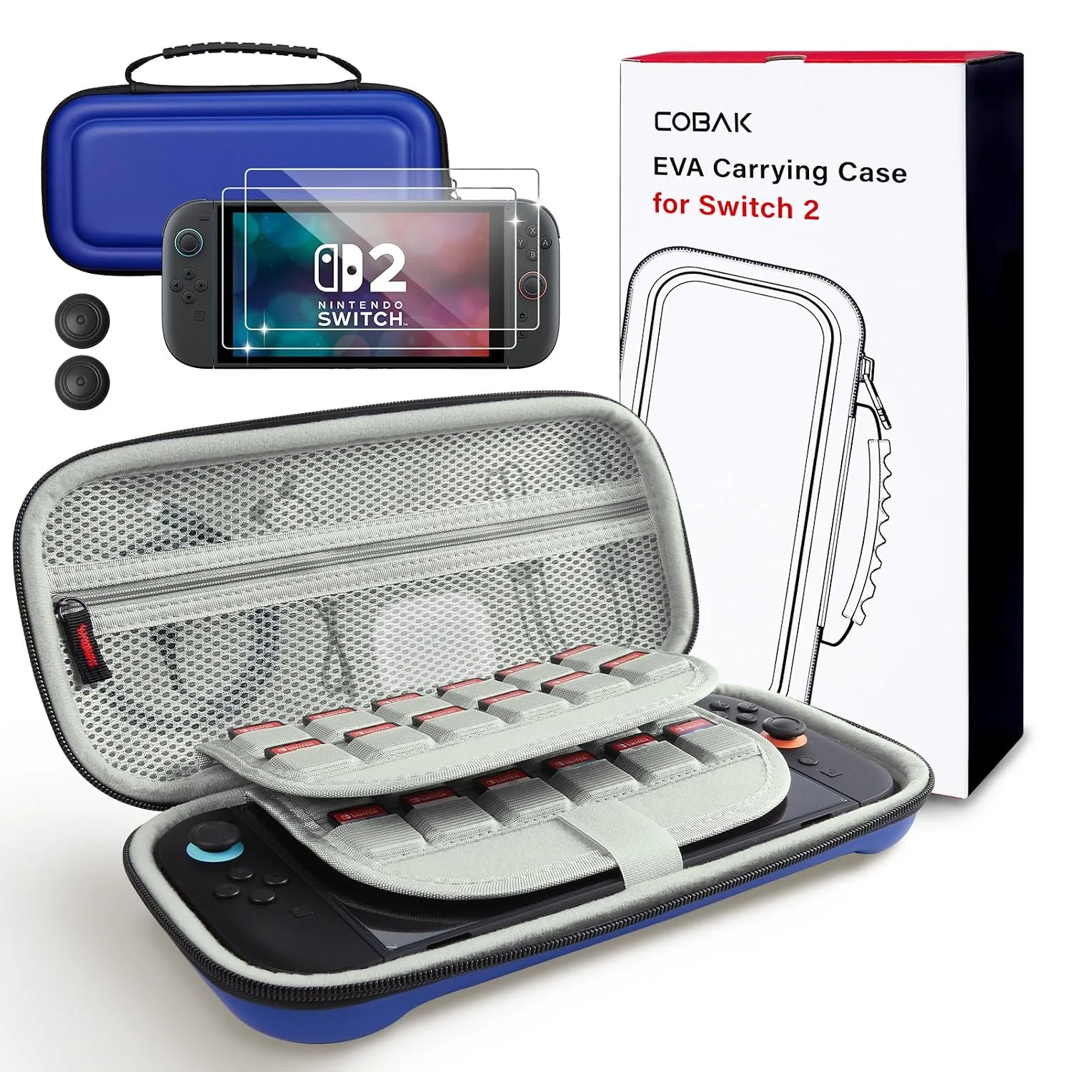 CoBak Large Capacity Carrying Case for Nintendo Switch 2 (2025)