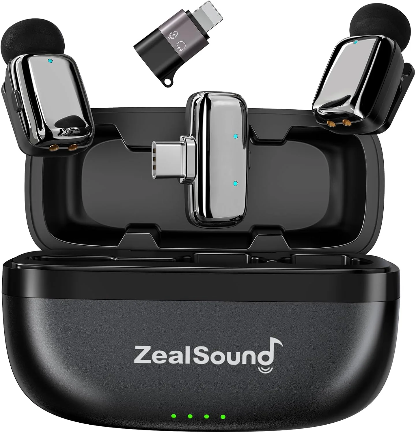 Micrófono Lavalier Inalámbrico ZealSound Mini para iPhone, iPad y Android
