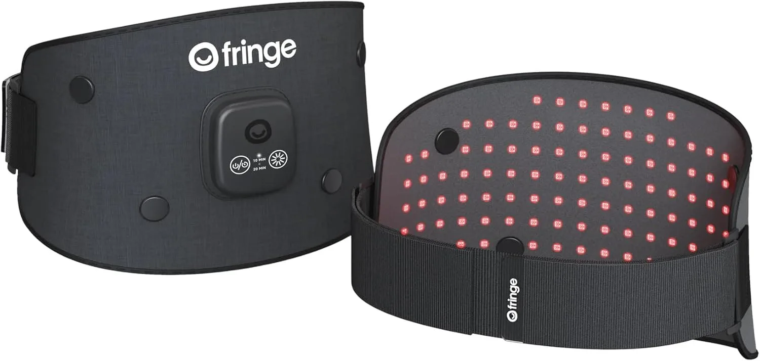 Fringe Red Light Therapy Abdominal Belt, 660, 850 & 1050nm, 405 LED