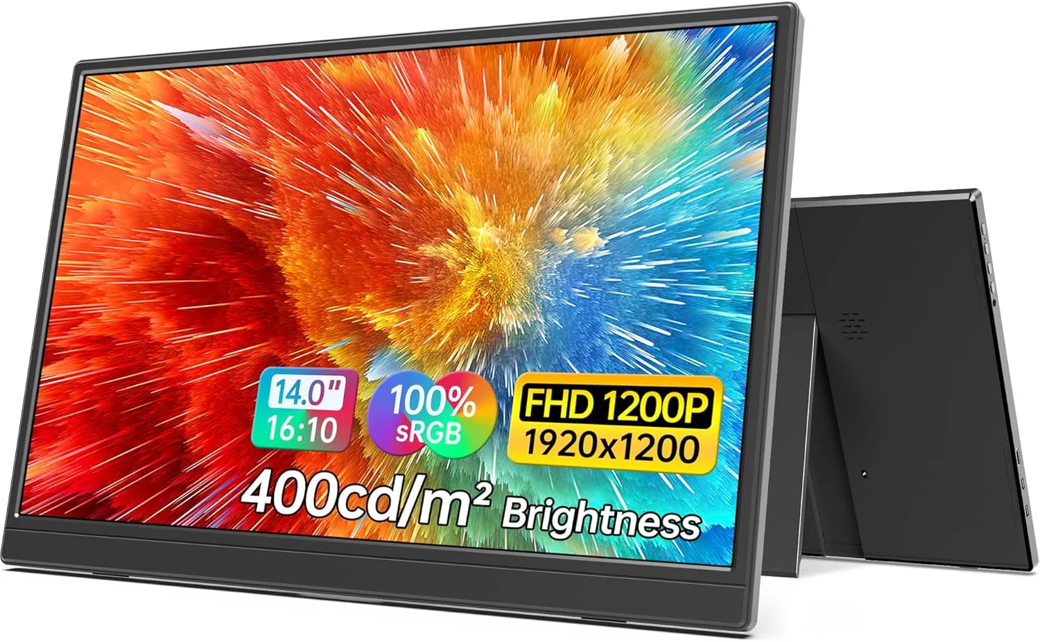 MNN 14" 1200p USB-C HDMI HDR Portable Monitor