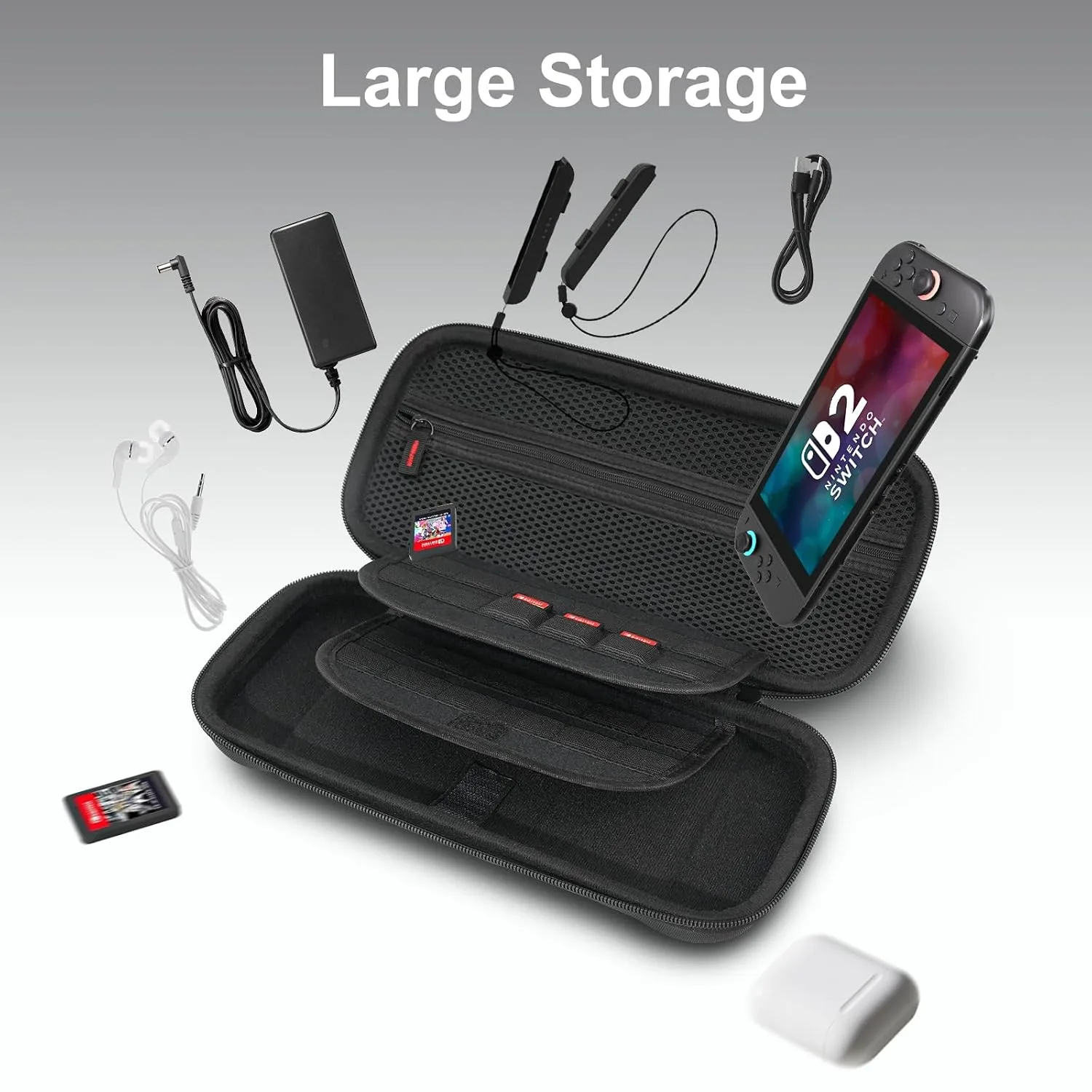 CoBak Large Capacity Carrying Case for Nintendo Switch 2 (2025)