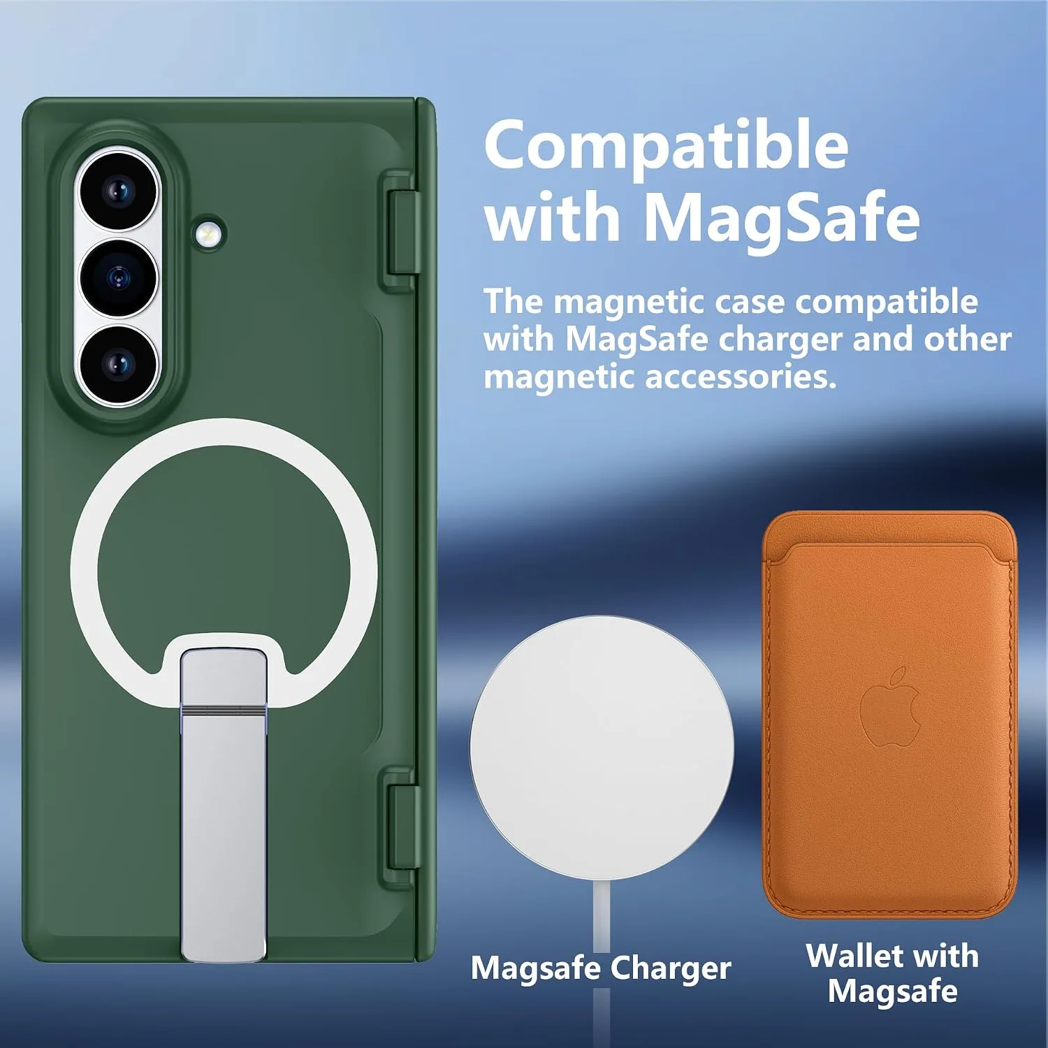 For Samsung Galaxy Z Fold 8 Ultra Case with Kickstand & Screen Protector