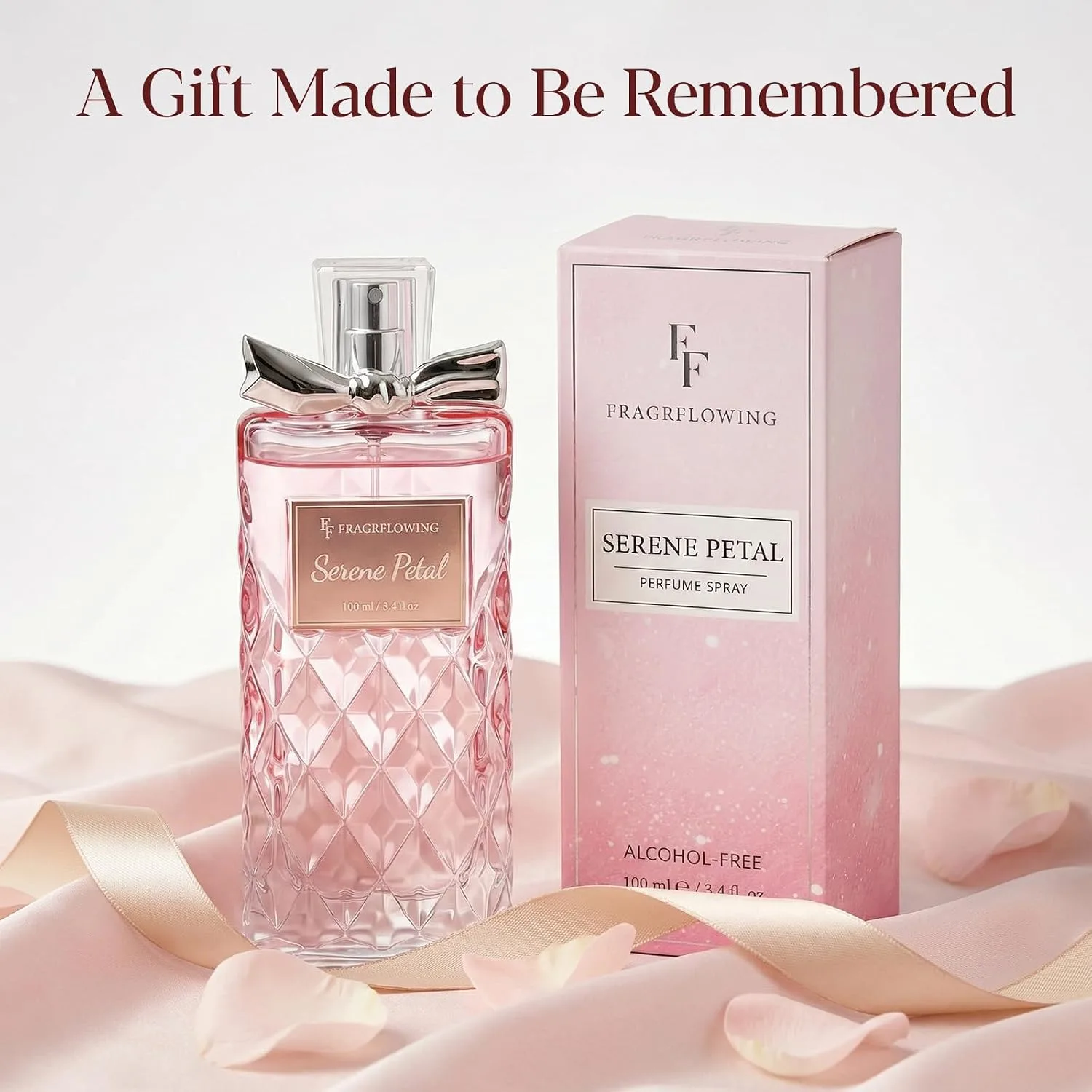 Perfume for Women, Alcohol-Free Long-Lasting Floral Fragrance, 3.4 fl oz