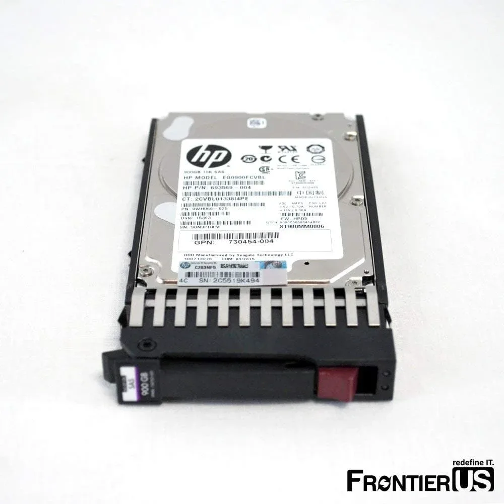 HP 730703-001 MSA 900GB 6G SAS 10K 2.5 SFF (Renewed)