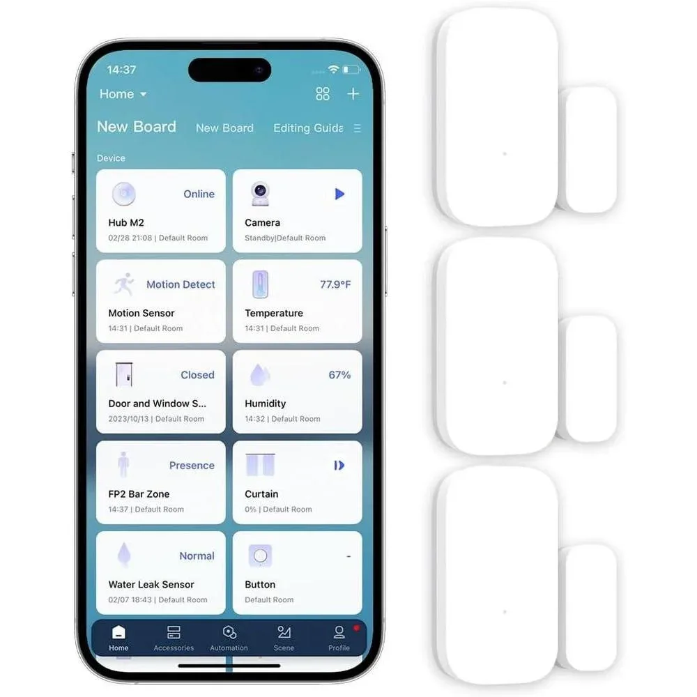 Sensor de Puerta y Ventana Aqara Zigbee Pack 3 Unidades Contacto Inalámbrico