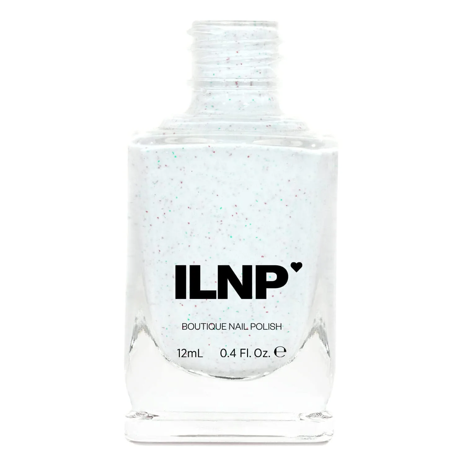 ILNP Christmas Cookie - Creamy White Speckled Nail Polish, Chip Resistant, 7-Free, Non-Toxic, Vegan, Cruelty Free, 12ml