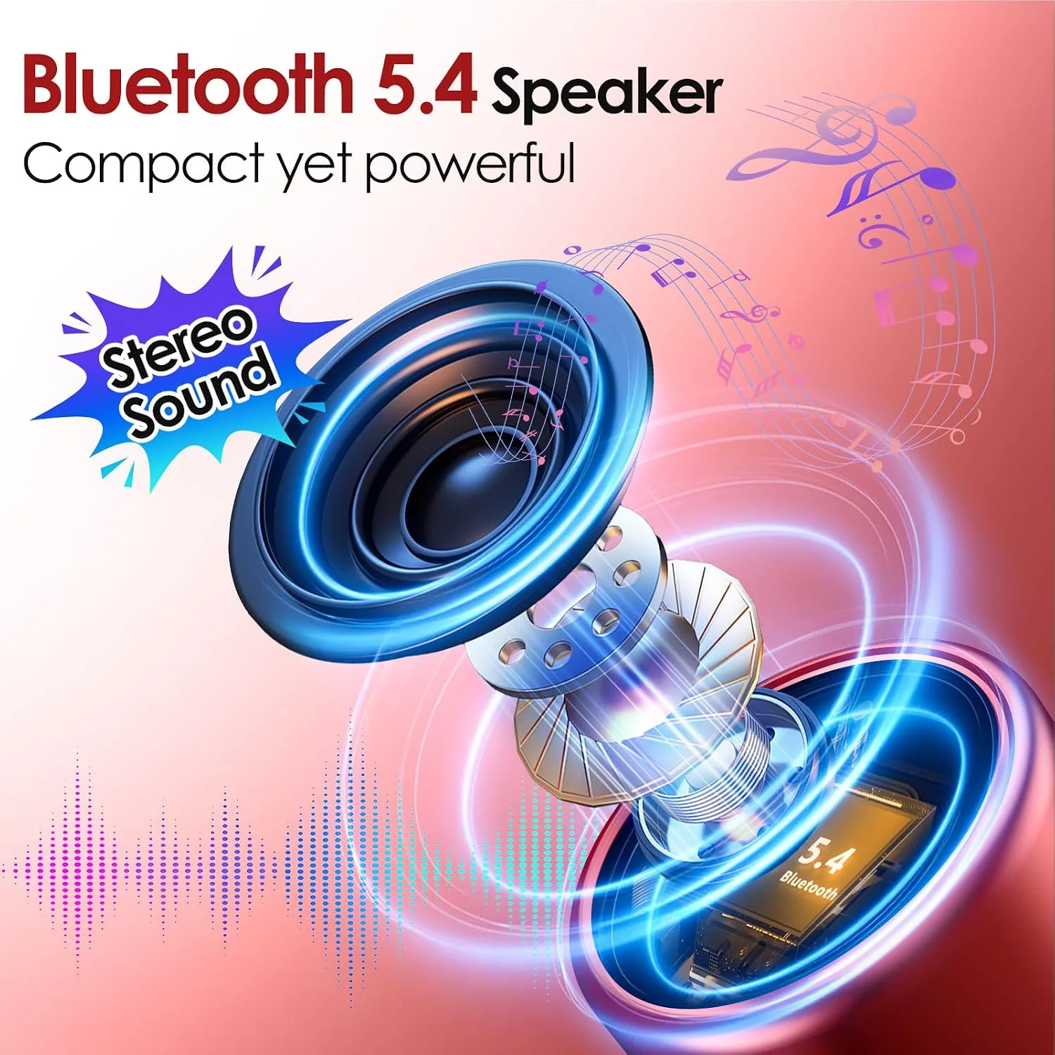 Portable Bluetooth Speaker Mini Speakers, Wireless, HD Microphone