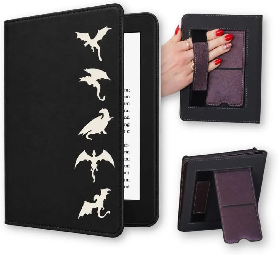 Lash Next Door Midnight Scales Kindle 12th Gen & Colorsoft Case with Strap