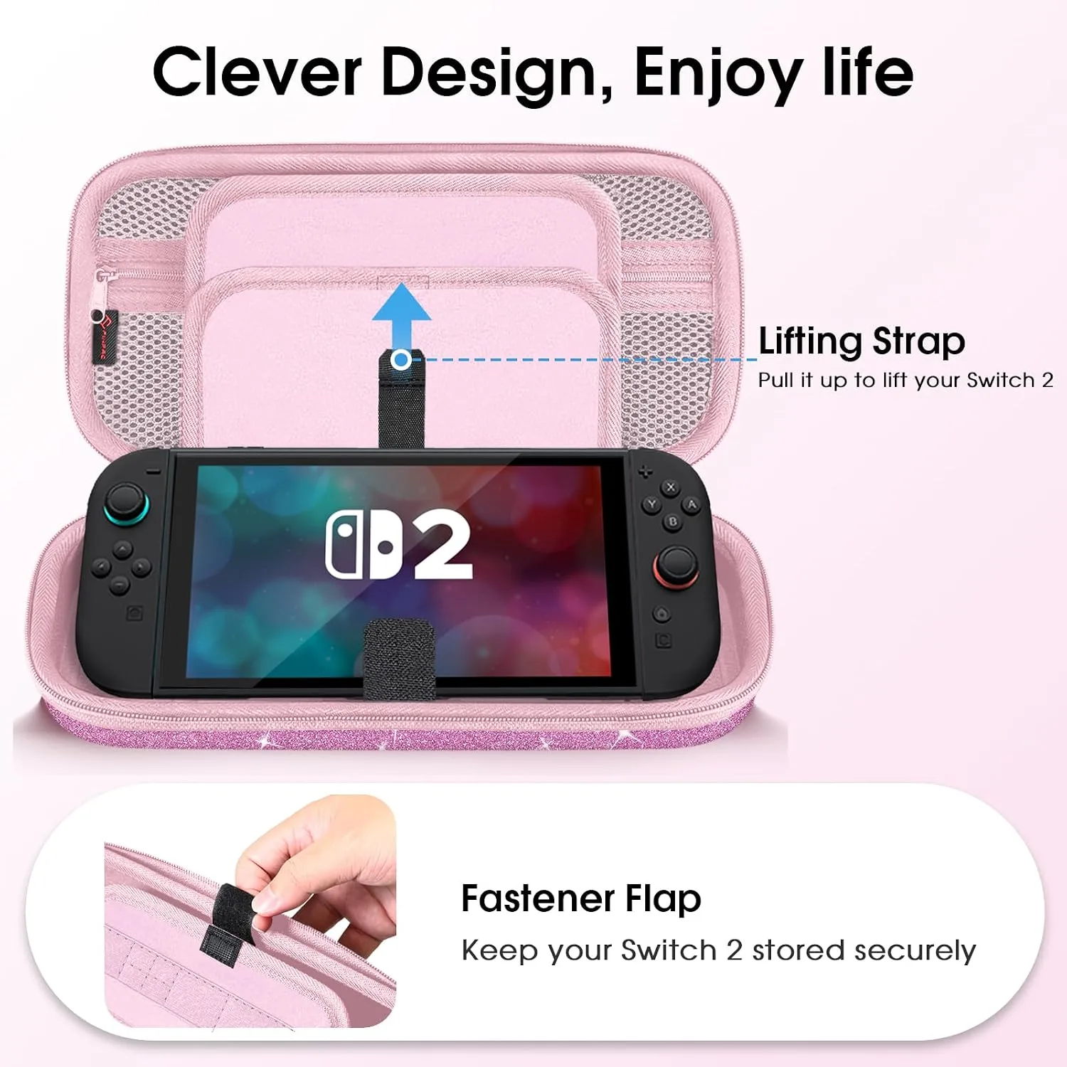 FINTIE Shockproof Carrying Case for Nintendo Switch 2 (2025)