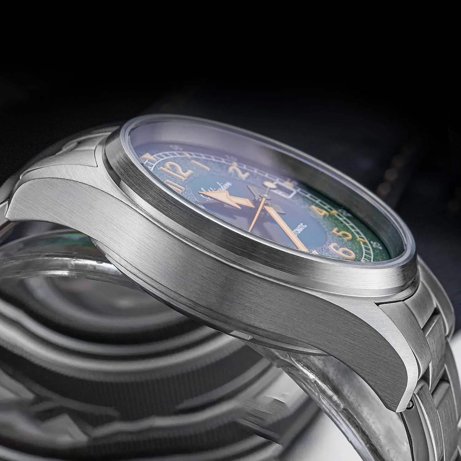 ADDIESDIVE Automatic Watches for Men Stainless Steel Diver 200 M Luminescent Analog Business Casual Dress Watch Men
