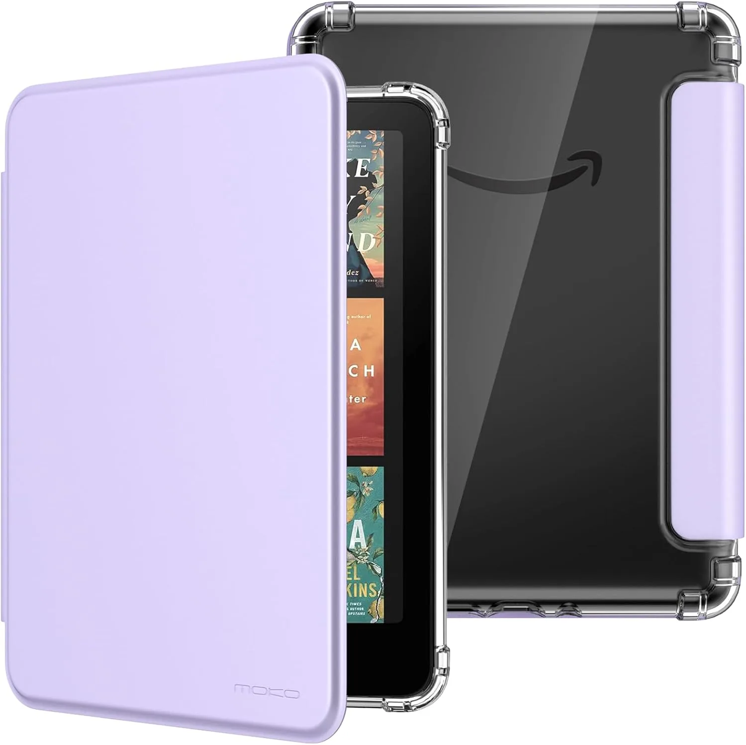 MoKo Case for Kindle Paperwhite 12th Gen & Colorsoft 2024,Taro Purple