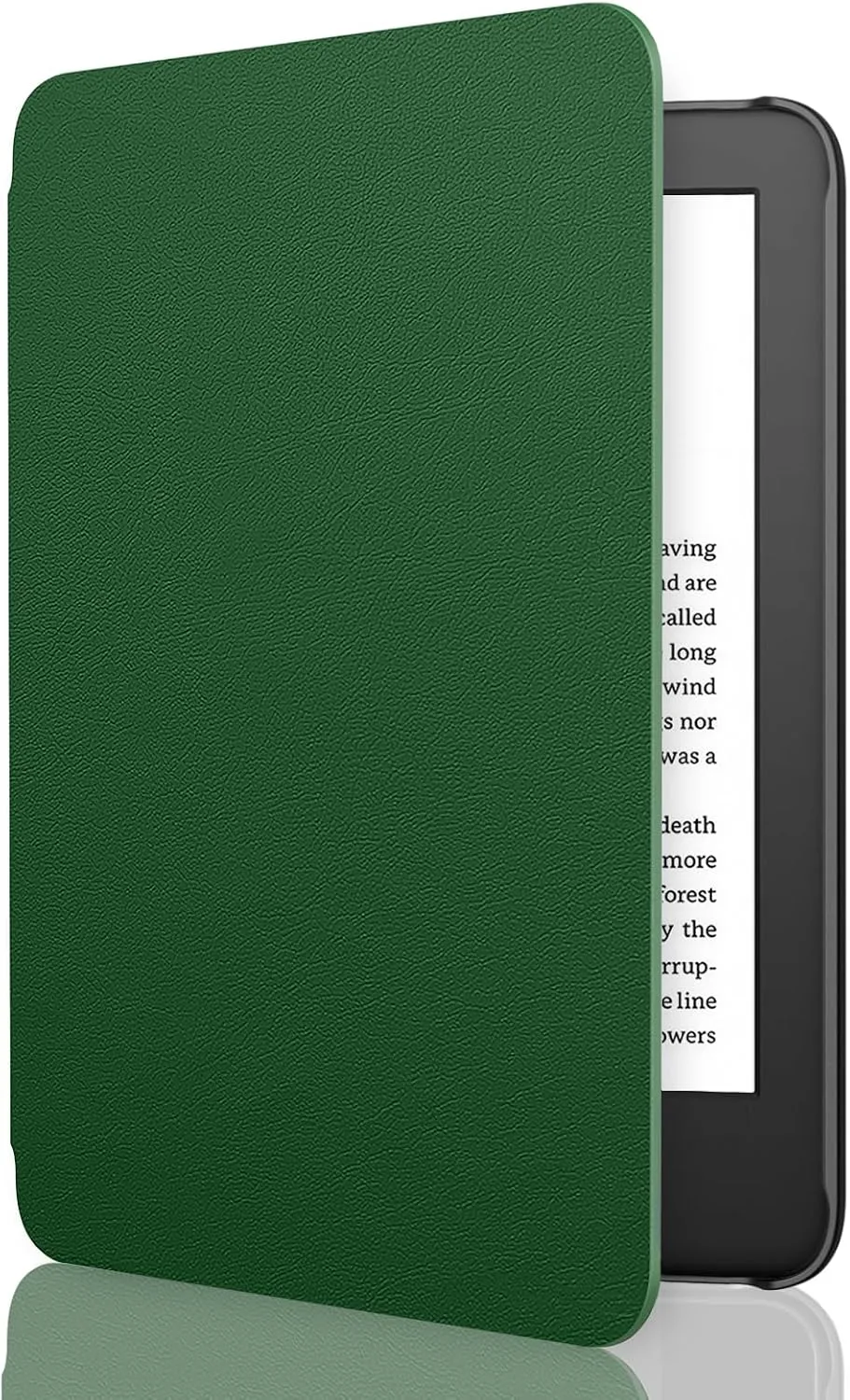 MoKo Case Fits 6" e-Reader 2024/2022 Lightweight Cover, Lotus Leaf Green