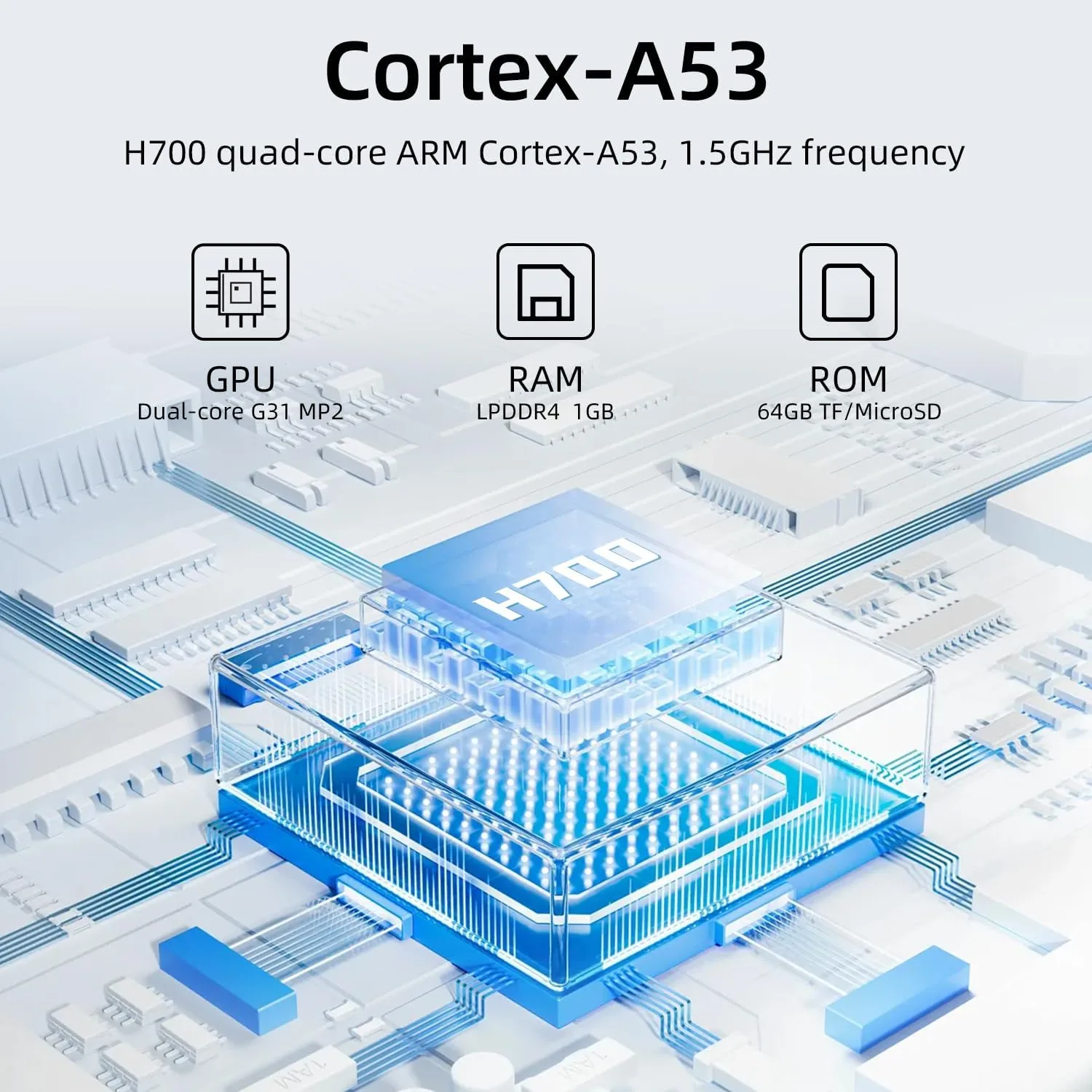 RG35XX Pro Handheld Game Consoles RG35XXPro Retro Gaming Console with 64GB Card 4353 Games Video Game Console Pocket Arcade Support 30+ Simulators WiFi Bluetooth HD Output Transparent Teal