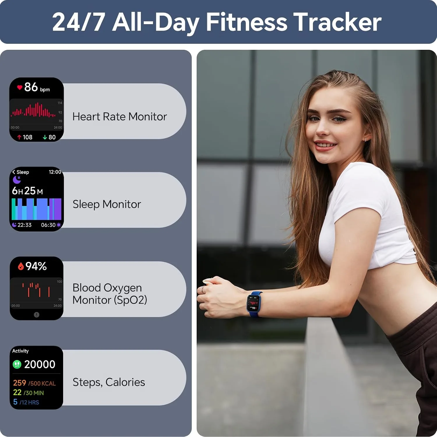 Smart Watch for Men, 1.85" HD Smart Watches Compatible iPhone/Samsung/Android (Answer/Make), Fitness Tracker Watch with Heart Rate/Sleep/SpO2 Monitor, Smartwatch 3ATM Waterproof 120+ Sport Modes Alexa
