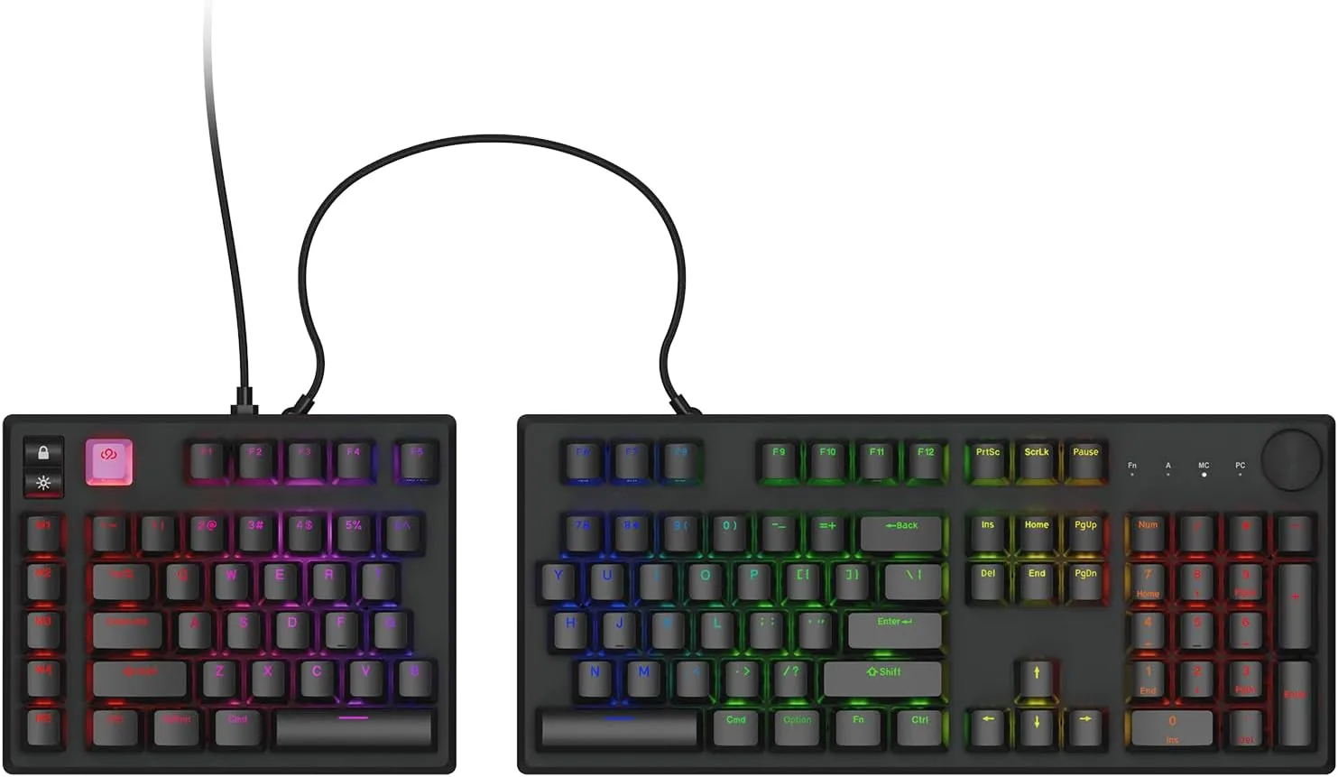 Cloud Nine ErgoPRO Full-Size Mechanical Split Ergonomic Keyboard for Mac