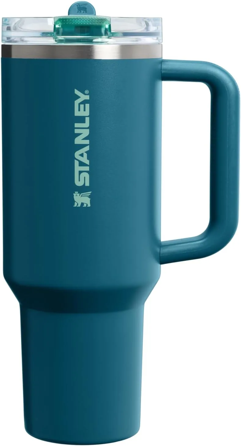 STANLEY Quencher ProTour Flipstraw Tumbler, 40 oz, Coastal Teal