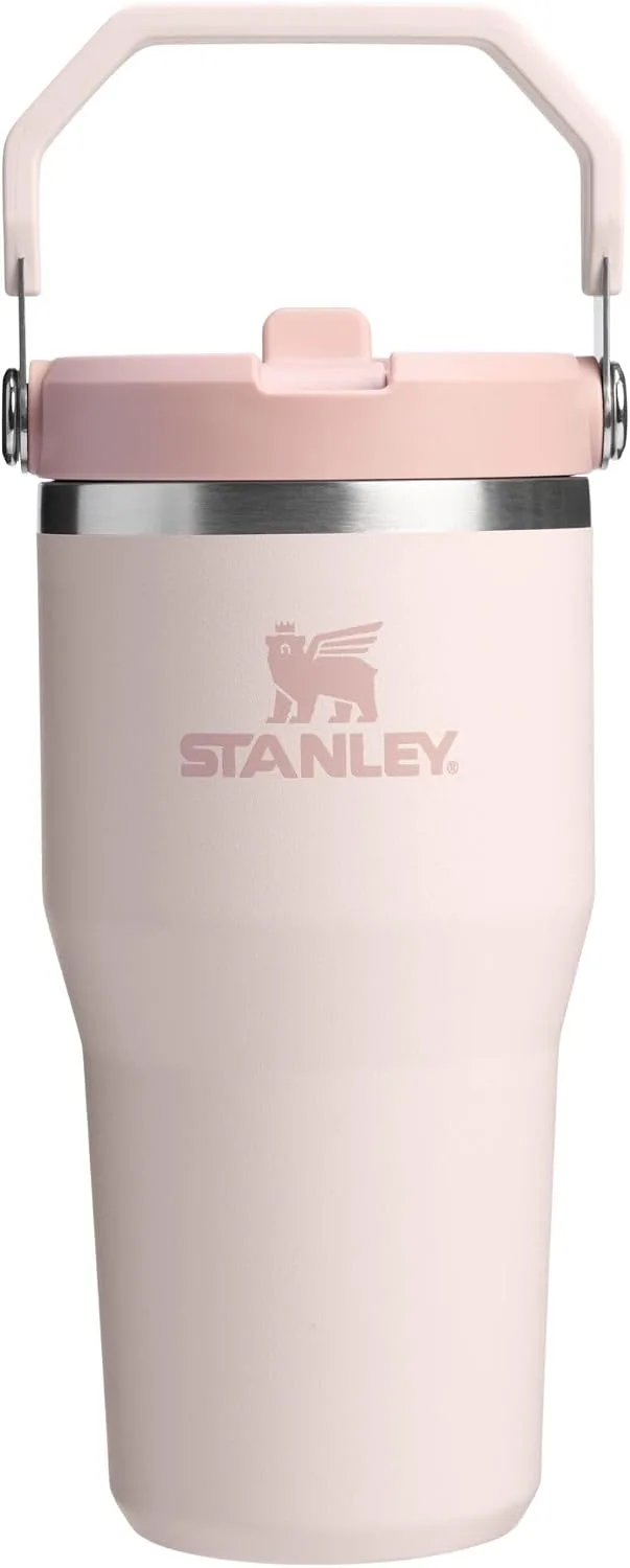 STANLEY IceFlow 2.0 Flip Straw Tumbler, 20 oz, Rose Quartz