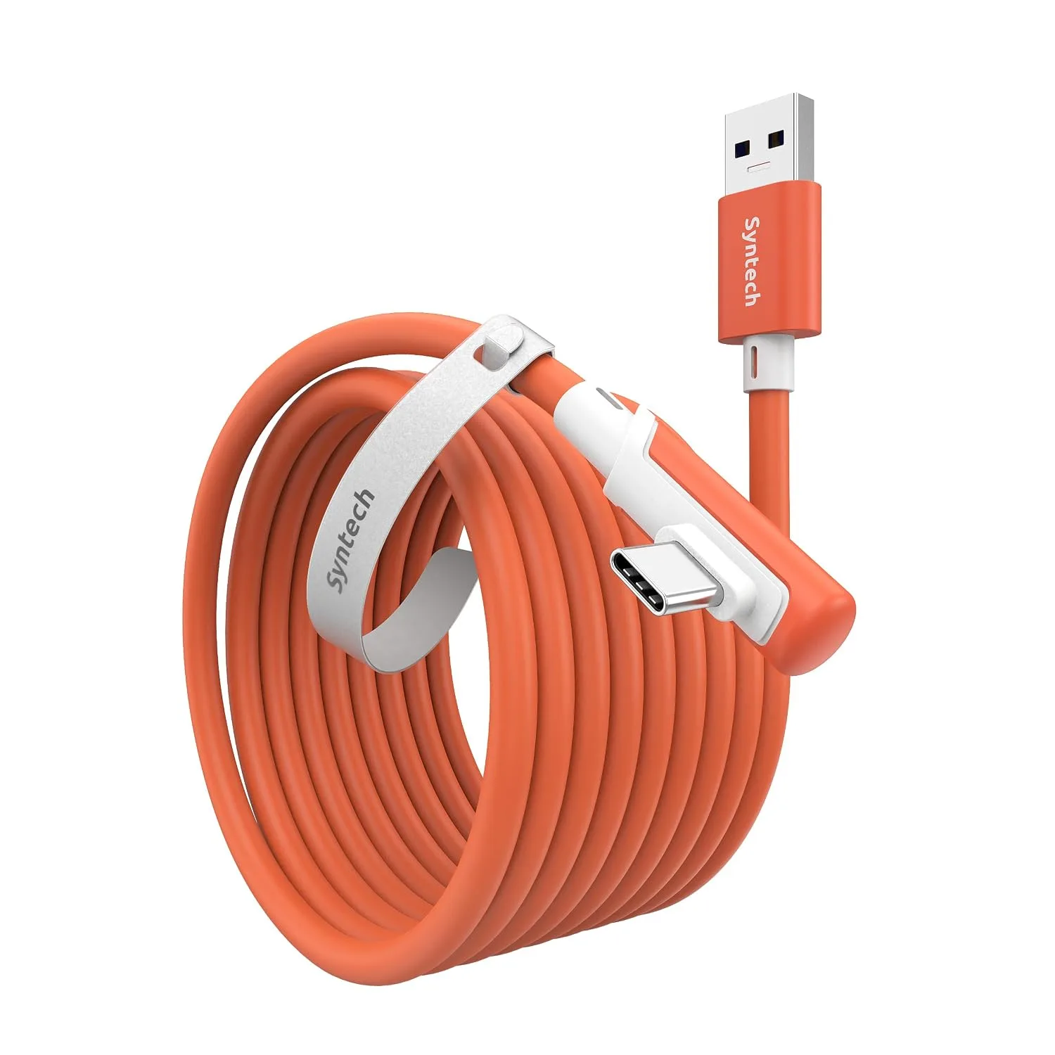 Syntech Link Cable 16FT, USB 3.0 Cable for Meta Quest 3/3S/2, Blood Orange