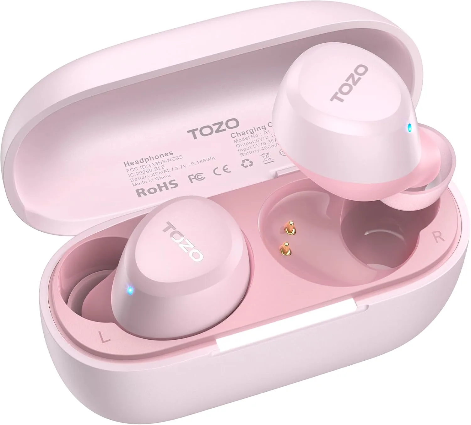 TOZO A1 Wireless Earbuds Bluetooth 5.3 Light Weight in Ear Headphones