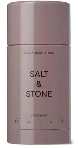 Desodorante Salt & Stone sin aluminio Black Rose & Oud 2.6 oz