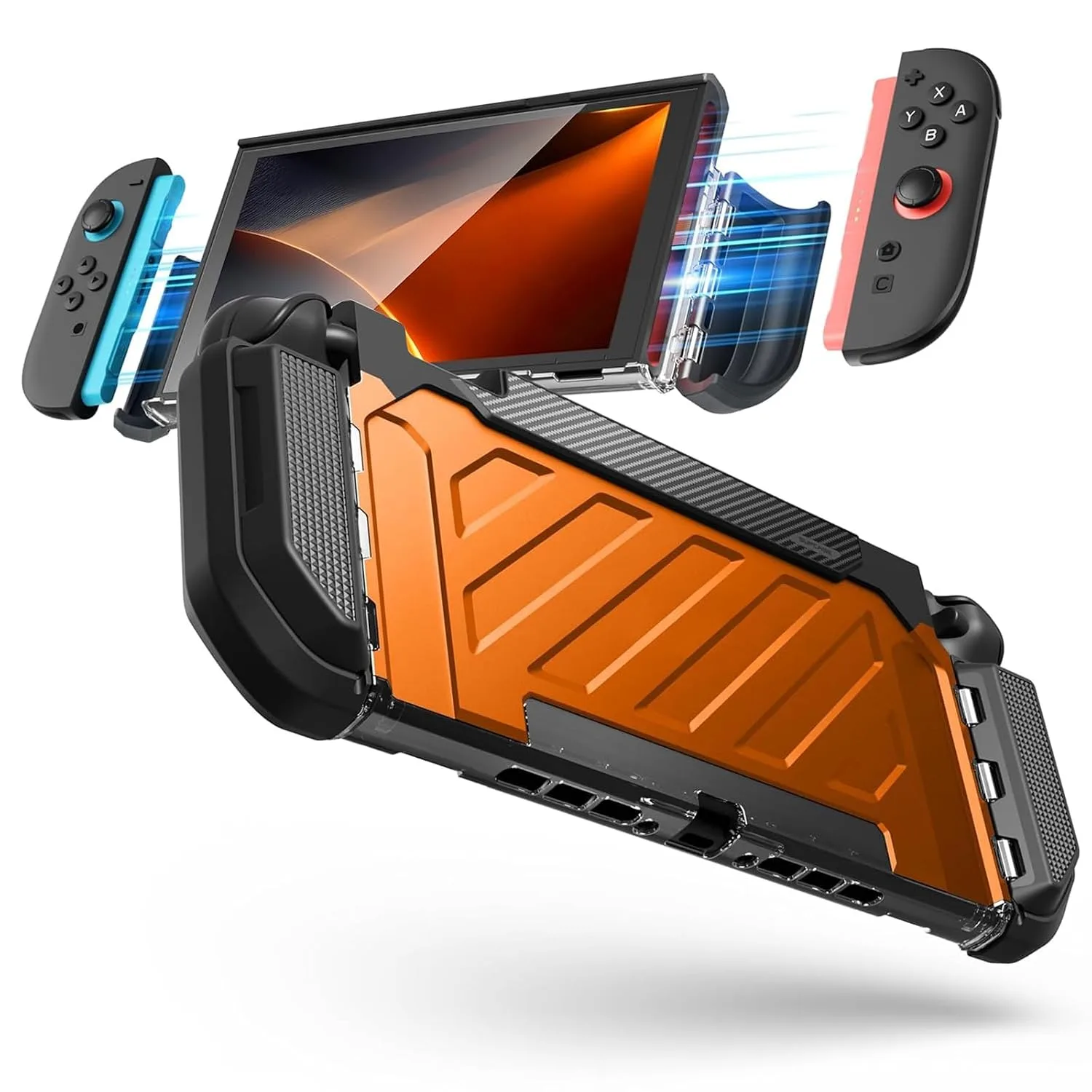 SUPCASE for Nintendo Switch 2 Case 2025, Joy Con Remove Friendly, Coral