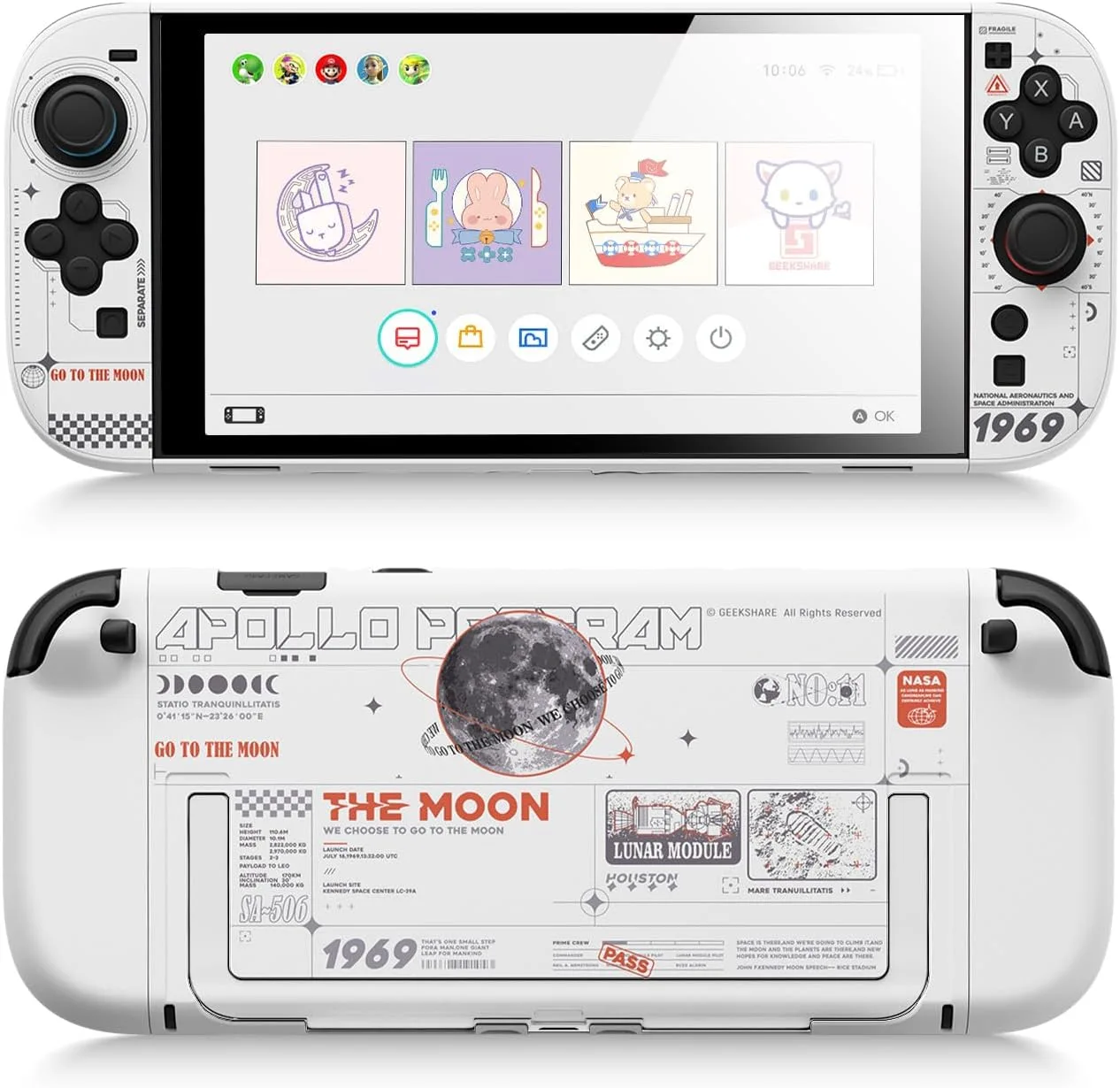GeekShare Protective Shell Dockable Hard Case Compatible with Switch 2