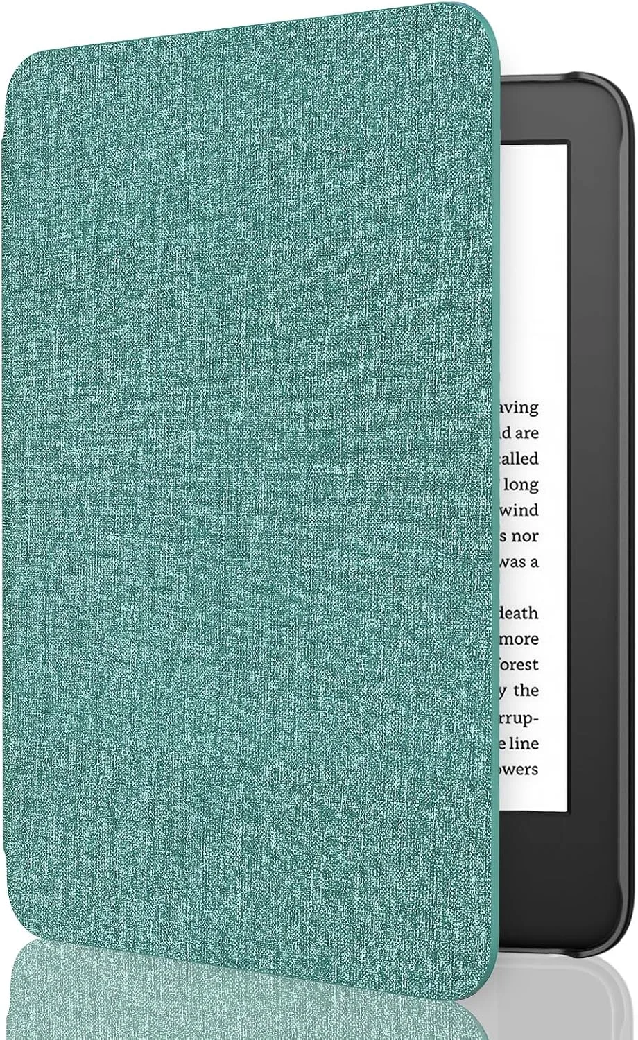 MoKo Case Fits 6" Kindle Basic 11th Generation 2024/2022, Denim Green