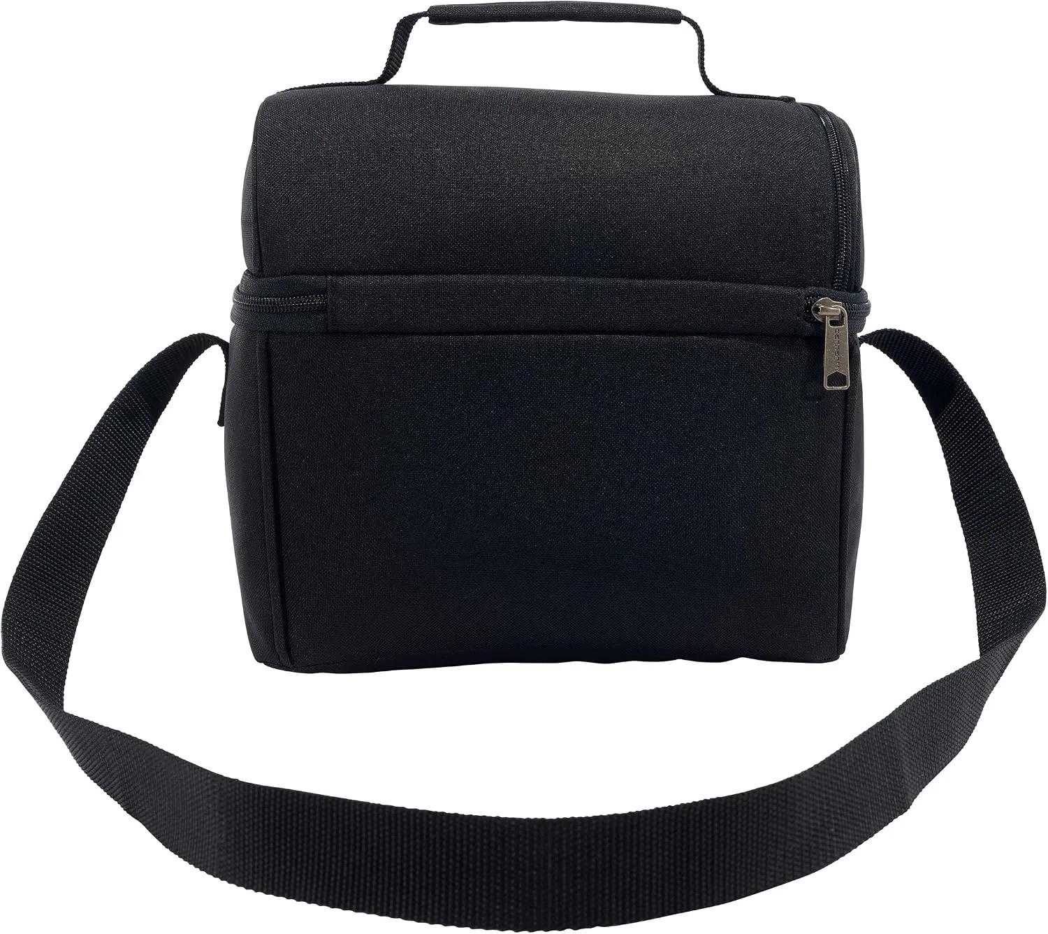 Carhartt Camping Cooler, Worksite Lunch Box, Soft Shell Lunch Bag for Construction Sites, Work and Everyday Use, Black