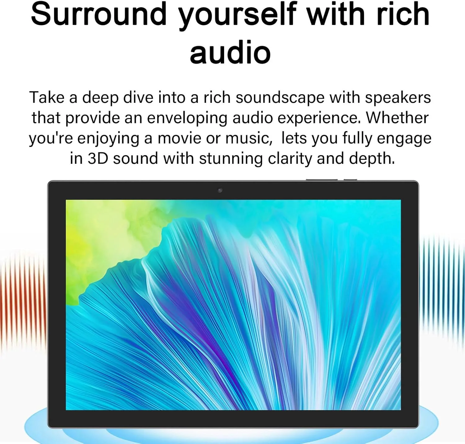 2 in 1 Tablet 10 Inch Android 15 Tableta, Tablets with Keyboard Mouse Case Stylus, 8GB RAM 32GB ROM Supports 1TB Expansion, 2MP+8MP Dual Camera Quad Core Processor 6000mAh Battery 10.1 IN FHD Tab Blue