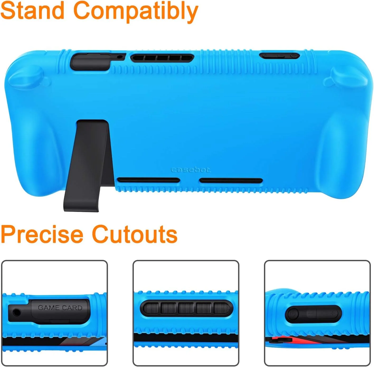 FINTIE Soft Silicone Protective Case Compatible with Nintendo Switch 2017