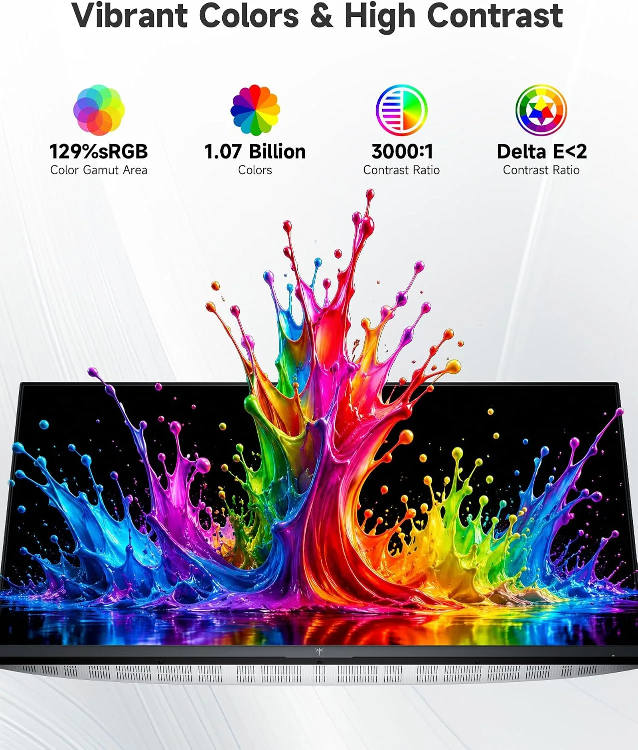 KTC 32 Inch 4K UHD Monitor, 3840 x 2160 Computer Monitor 60Hz, 3000:1 Contrast, HDR, 125% sRGB, HDMI Dispaly Port, Tilt Height Swivel Adjustable Stand, Low Blue Light, Vesa Wall Mount, White, H32U6