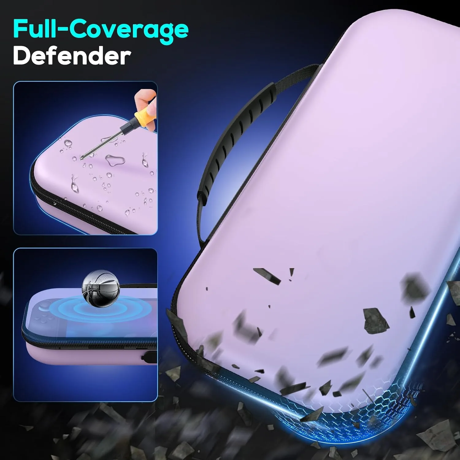 Auarte [Charge Inside] Carrying Case for Switch 2 Console (2025)/OLED