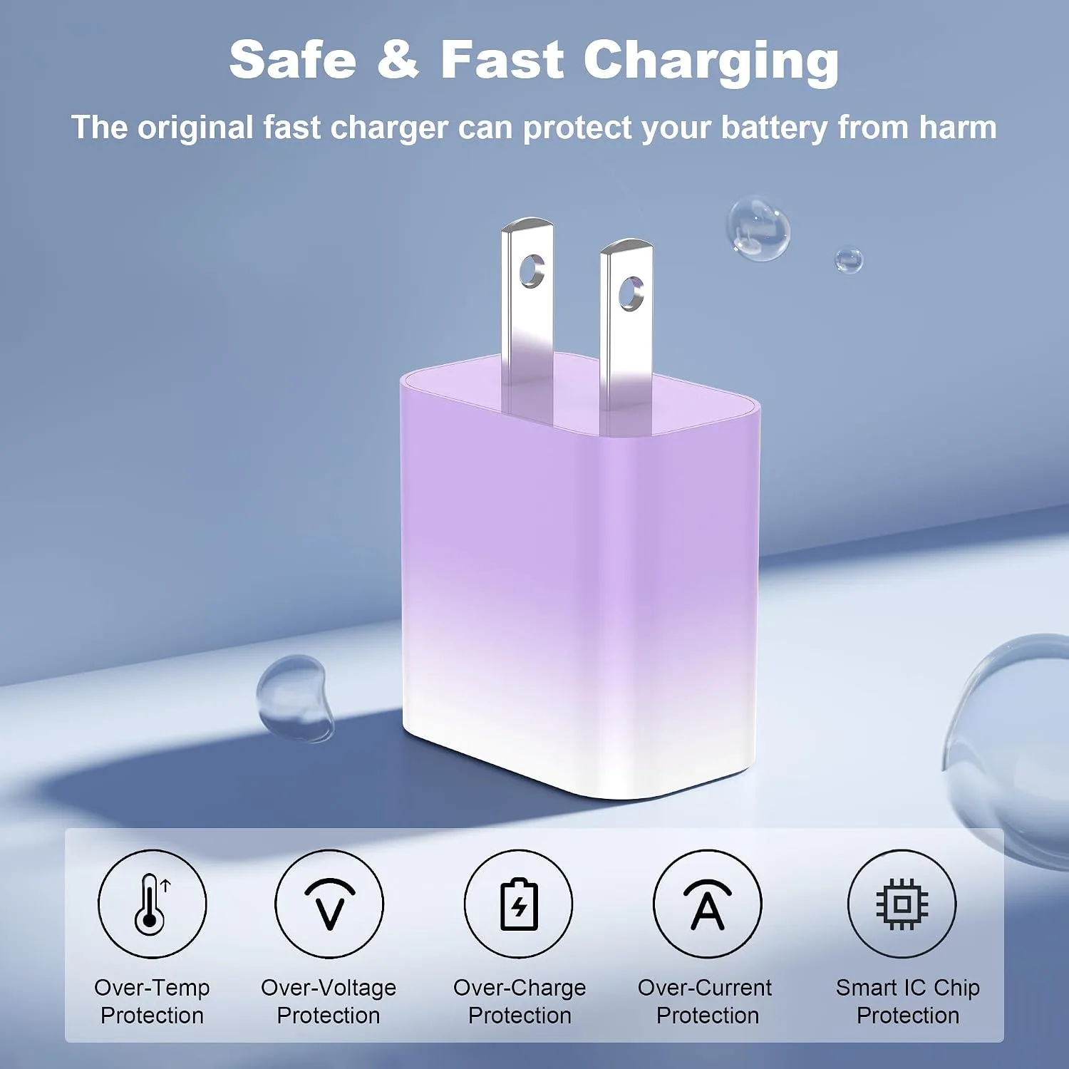 iPhone Charger Fast Charger,USB C Charger 4 Pack, 6FT Lightning Cable