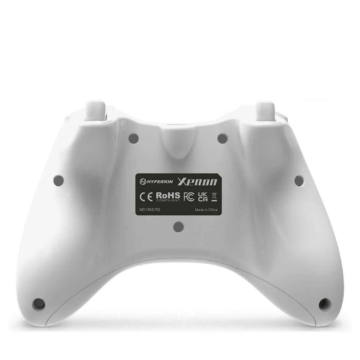 Hyperkin Xenon Wired Controller for XBOX One/Series X|S & Windows 10|11 PC, Plug and Play Gaming Gamepad with 3.5MM Audio Jack, Impulse Triggers, Officially licensed - White