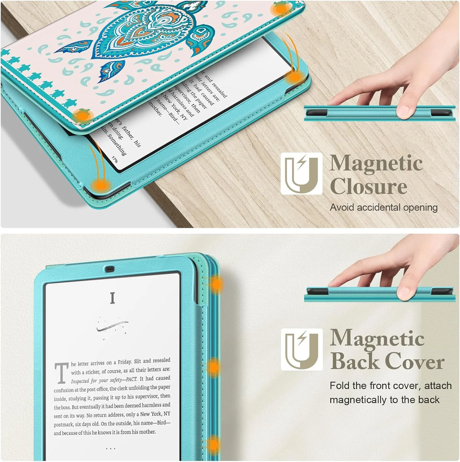 Fintie Case for 7"/6.8" Kindle Paperwhite 12th/11th Gen & Kindle Colorsoft