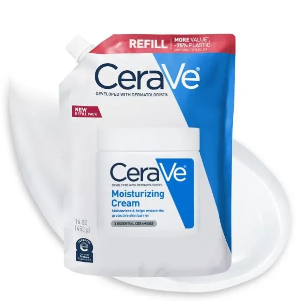Crema Hidratante CeraVe para Rostro y Cuerpo Piel Seca 16oz Refill