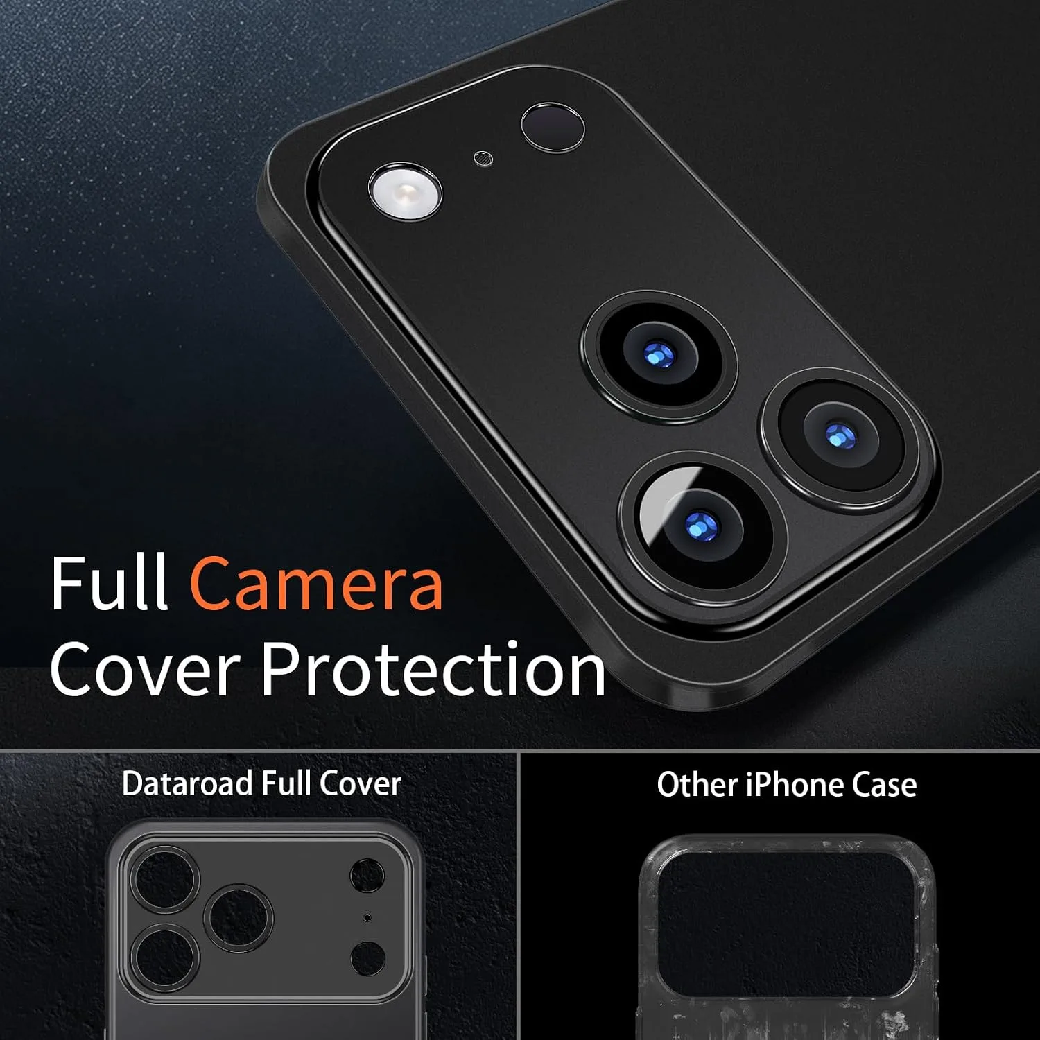 Dataroad for iPhone 18 Pro Slim Case,0.2mm Fit [Paper-Thin] Lightweight Case Translucent Matte Finish PP Back Cover Protection[Anti-Fingerprints&Yellowing],Compatible with iPhone 18 Pro 6.3Inch-Black