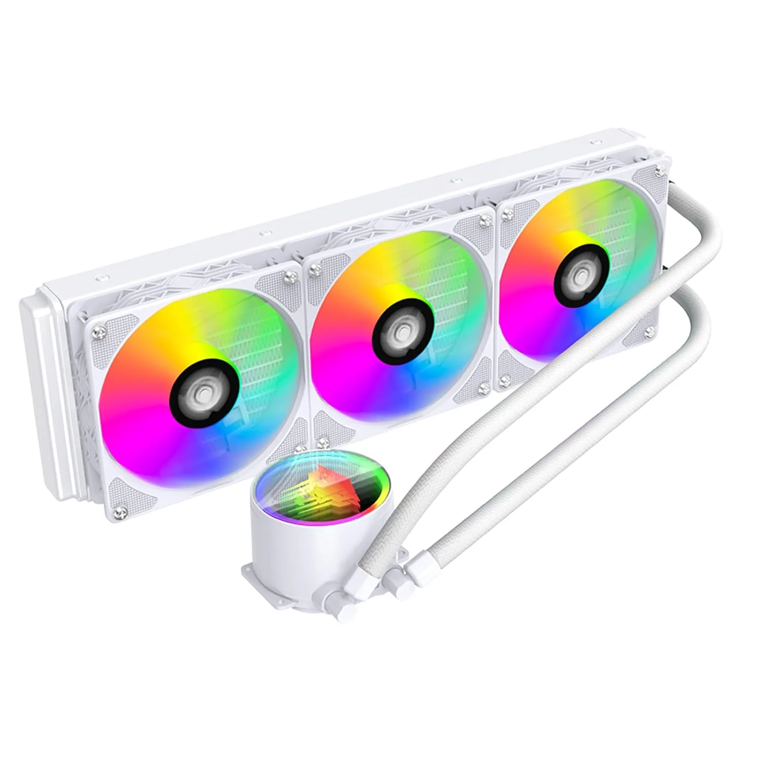 Enfriador Líquido para CPU Jungle Leopard TK1 ARGB 360mm Blanco