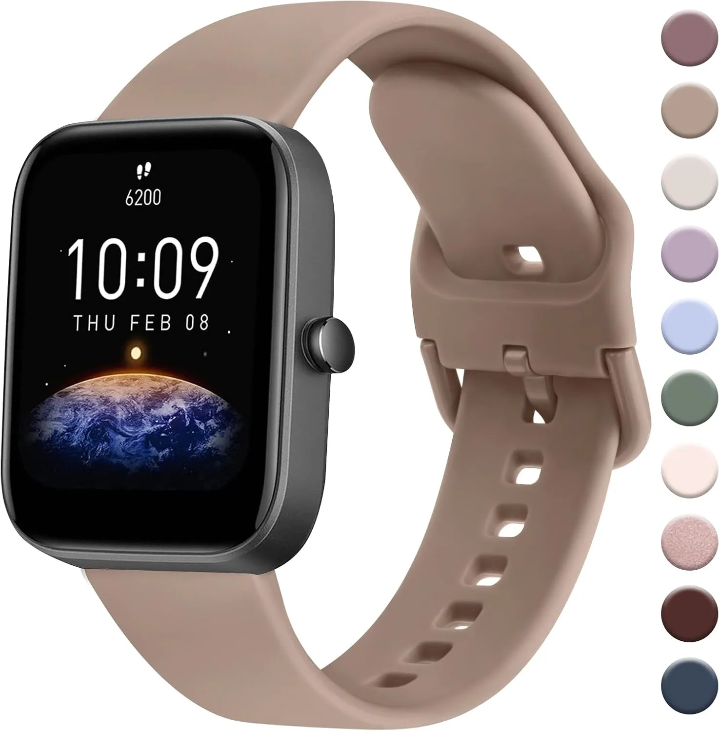 AK Band for Amazfit GTS 4 / GTS 4 Mini / GTS 3 / GTS 2 / GTS 2e / GTS 2 mini / GTS / GTR mini Bands, 20mm Soft Replacement Sport Strap for Amazfit Bip 3 / Bip 3 Pro / Bip U Pro / Bip / Bip Lite / Bip S / Bip S lite / Bip U Smart Watch Women Men