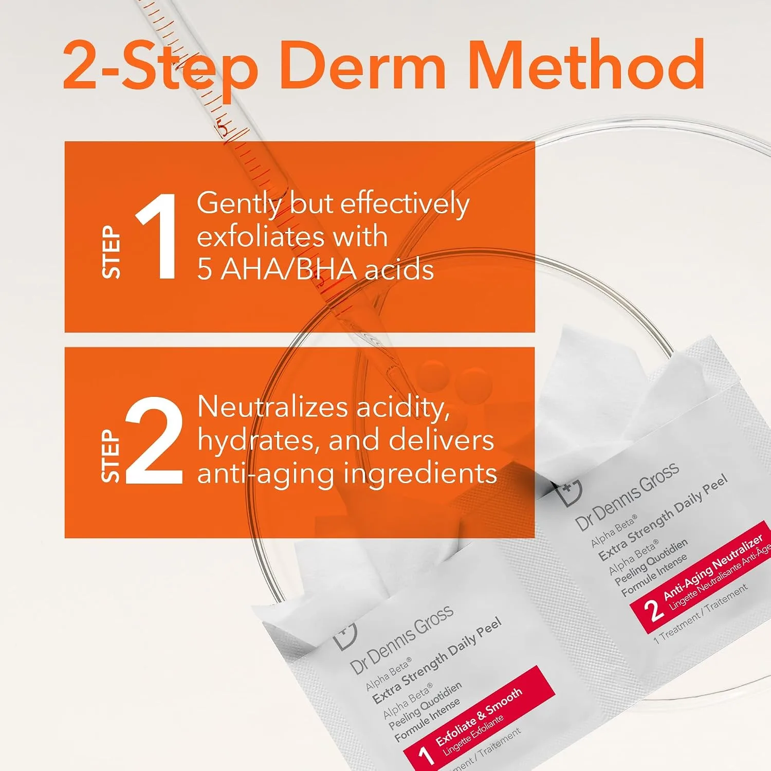 Dr Dennis Gross Alpha Beta Extra Strength Exfoliating Daily Peel - 60 Pack