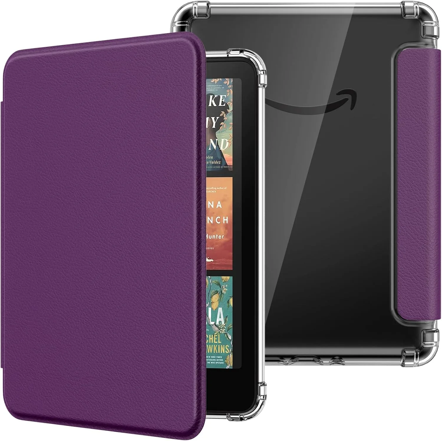 MoKo Case for Kindle Paperwhite 12th Gen & Colorsoft 2024,Deep Purple