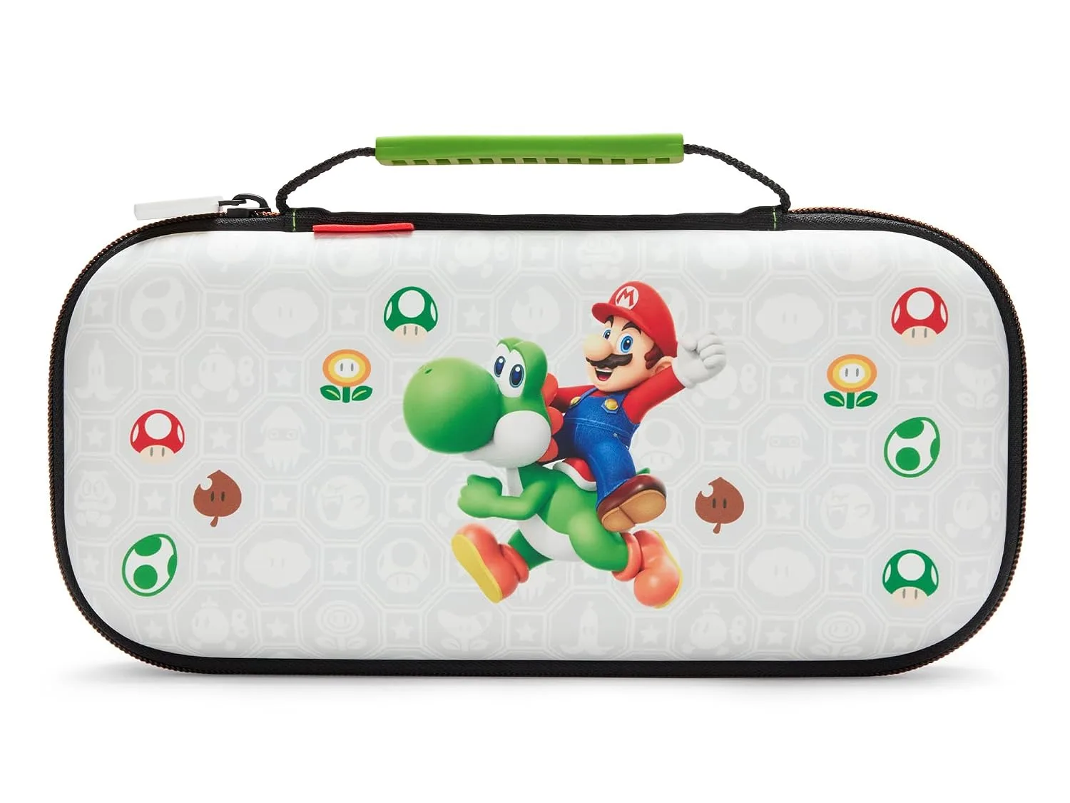 PowerA Protection Case for Nintendo Switch 2 - Mario & Yoshi, Officially Licensed, Protective Storage, Holds up to 9 Game Cards and 2 microSD Express Cards, Integrated Play Stand