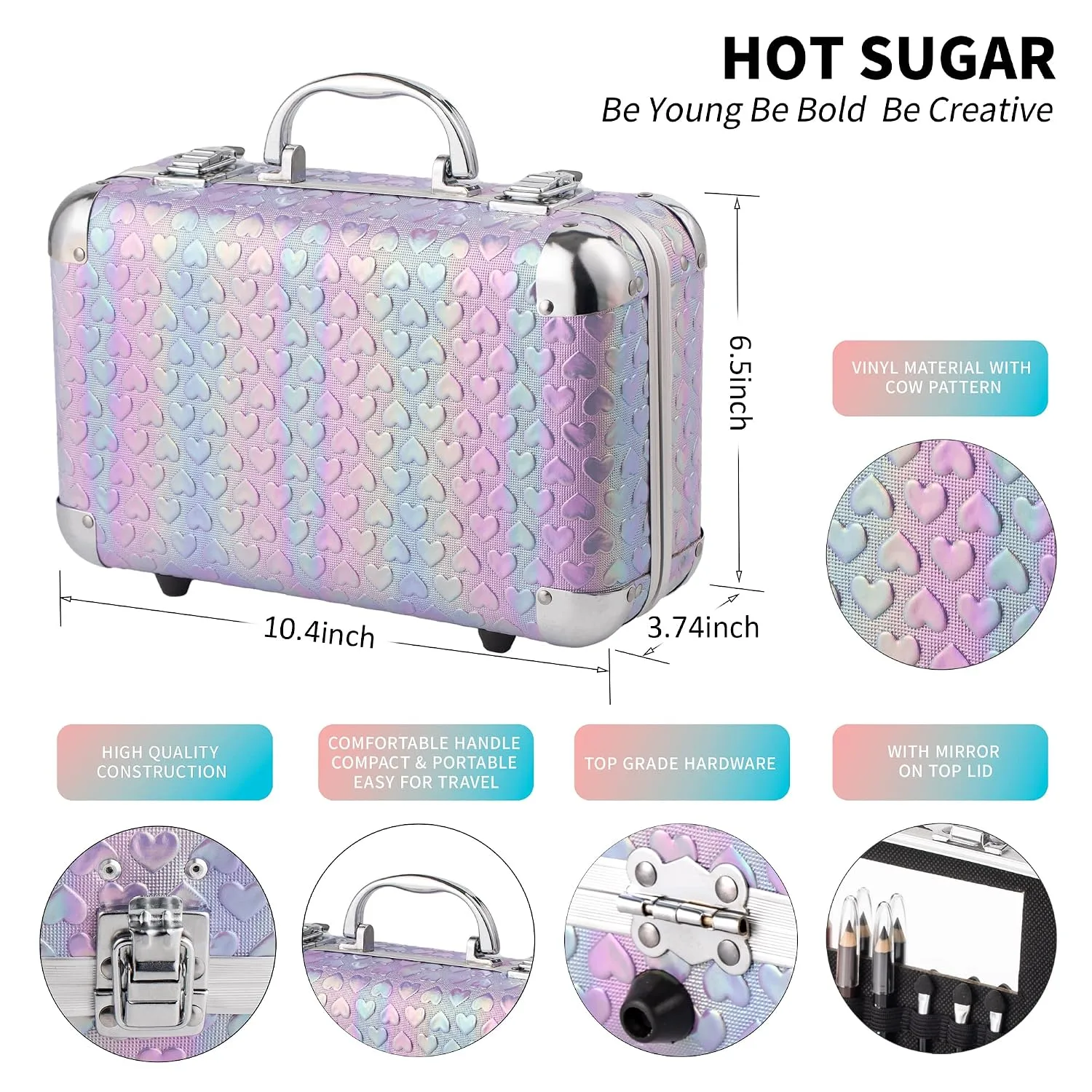 Hot Sugar All In One Makeup Set for Teenager Girls (Purple Heart)