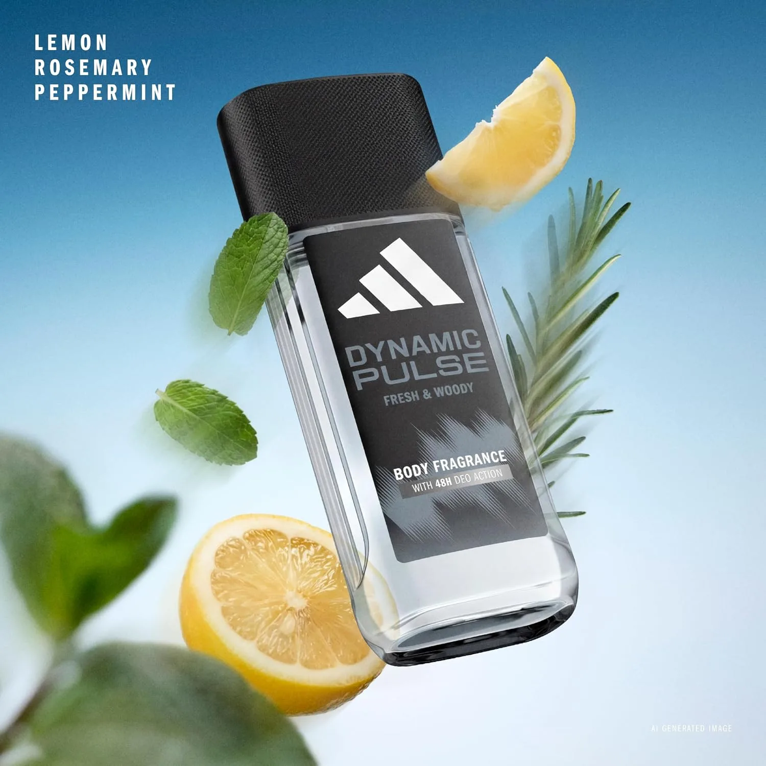 adidas Giftset Pure Game, Ice Dive and Dynamic Pulse Body Fragrance (75ml, 2.5fl oz), for him, Notes of Rosemary, Lemon, Peppermint, and Grapefruit, Men's Fragrance, Long Lasting, Sporty Fragrance
