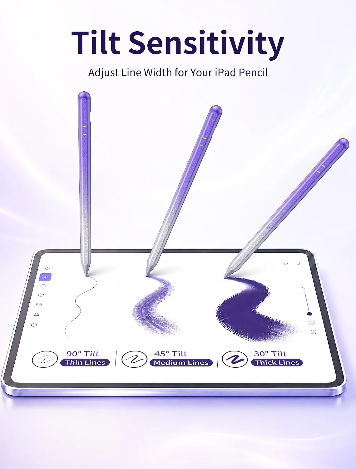 Stylus Pen for iPad 2018-2026,Alternative to Apple Pencil Pro 2nd 1st USB C