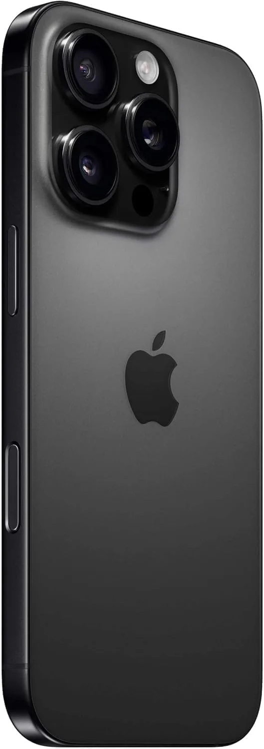Apple iPhone 16 Pro, 256GB, Black Titanium - Unlocked (Renewed)